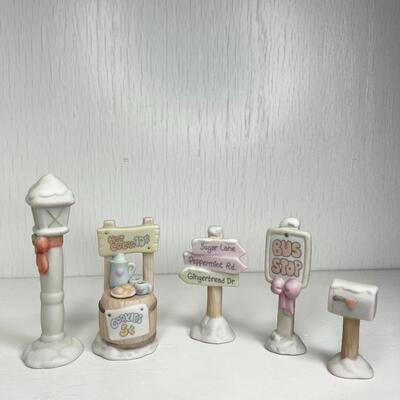 168 - Sugar Town 8 Piece Misc Christmas Figurines