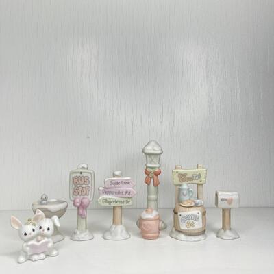 168 - Sugar Town 8 Piece Misc Christmas Figurines