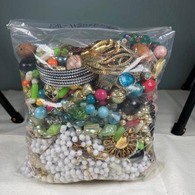 Large Bag of Jewelry for Repair or Crafts