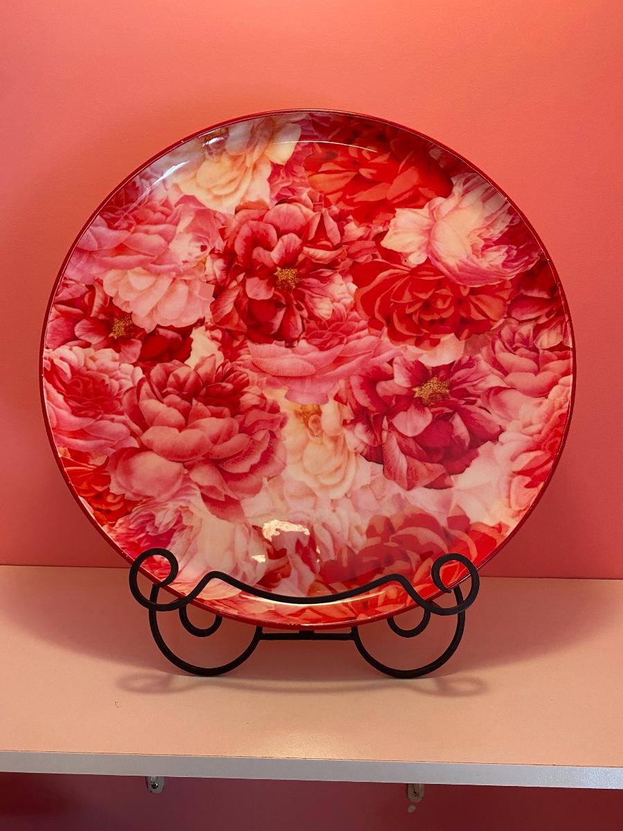 Large Decorative Metal Tray 18”