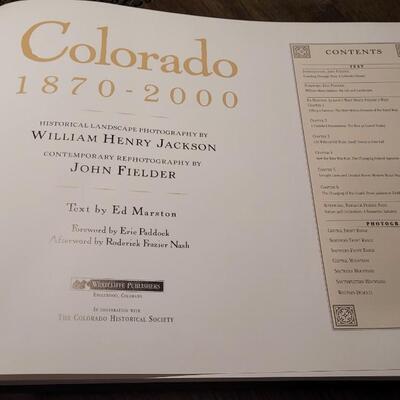 Lot 156: SIGNED Hardback COLORADO 1870-2000 by W.H. JACKSON & JOHN FIELDER