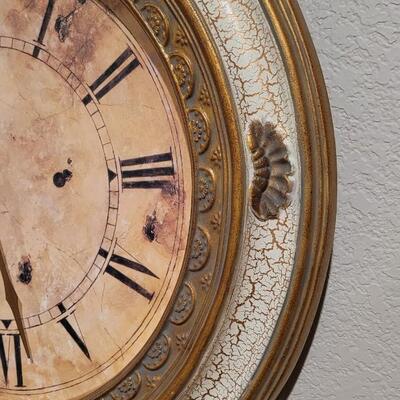Lot 160: Large Wall Clock 22.5" Diameter