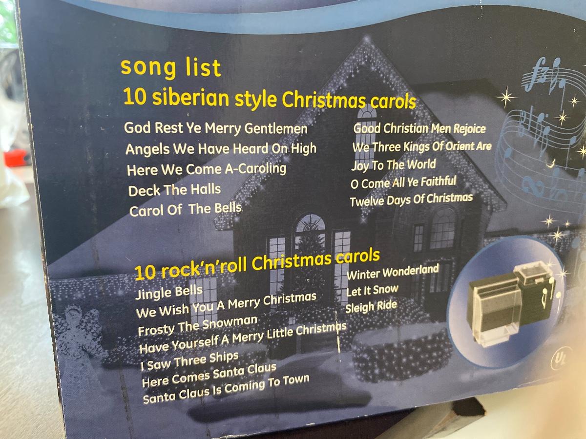 New Ge Lights And Sounds Of Christmas Musical Light Show