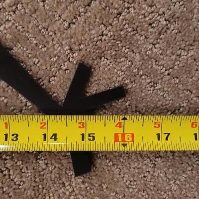 Lot 163: Pair of Metal Hanging Wall Sculptures