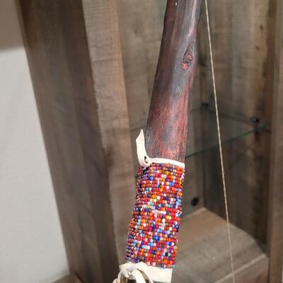 Lot 168: Native American Bow and Arrow Set