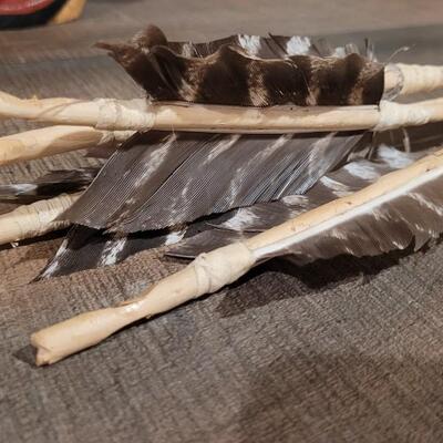 Lot 168: Native American Bow and Arrow Set