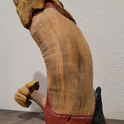 Lot 170: Hand Carved Kachina Sun DancerSigned 