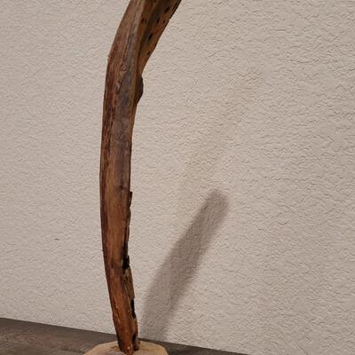 Lot 172: Hand Carved Native American Scene 