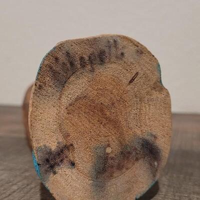 Lot 172: Hand Carved Native American Scene 
