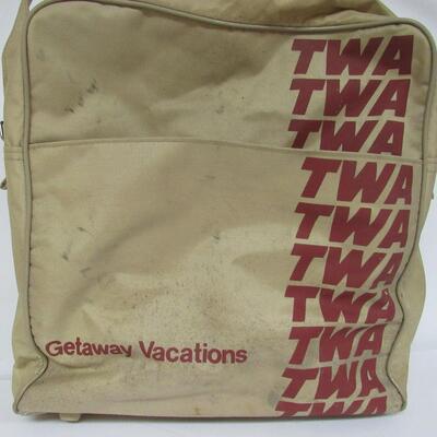 Vintage TWA Travel Bag