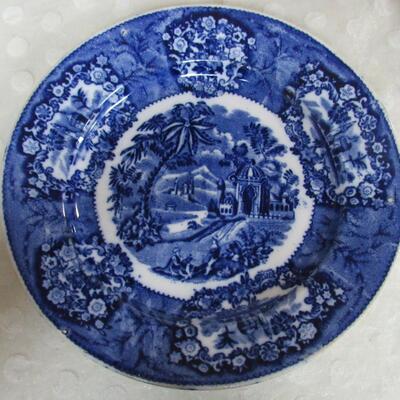 Antique Maastricht Holland Petrus Regout & Co Blue and White Plate