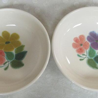 6 Vintage Franciscan Floral Salad Bowls