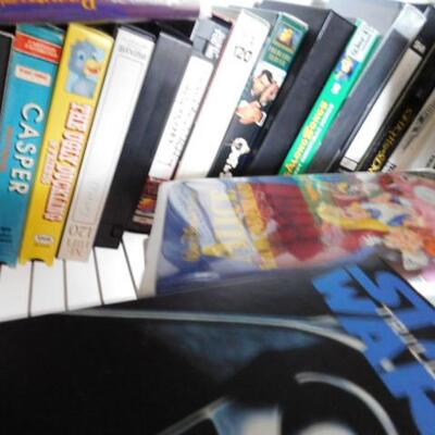 Collection of DVD's and VHS Tapes