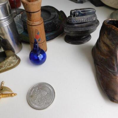 Nice Collection of Tin and Metal Office Trinkets