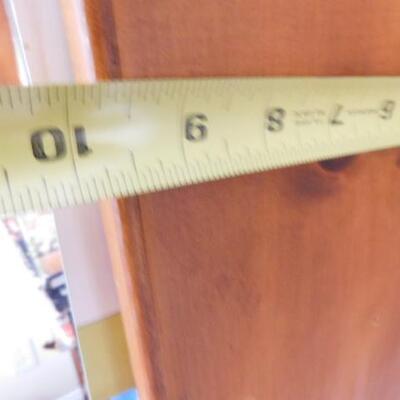 Tall Multi Shelf Solid Wood Book Case (No Contents)