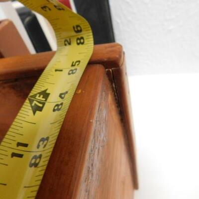 Tall Multi Shelf Solid Wood Book Case (No Contents)