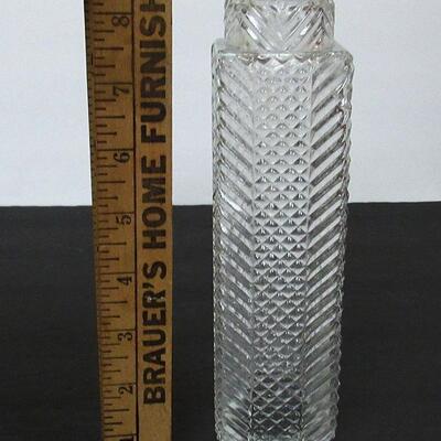 Art Deco Tall Glass Lamp Shade For Tube Bulb