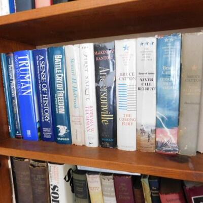 Four Shelves of Books Fiction, Non-Fiction, Reference (Books Only)