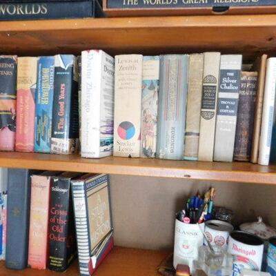Four Shelves of Books Fiction, Non-Fiction, Reference (Books Only)