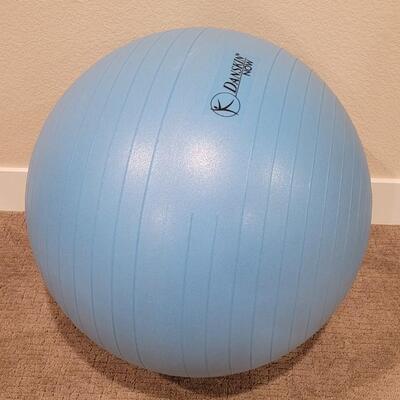 Lot 176: Exercise Ball Light Blue VT DANSKIN NOW