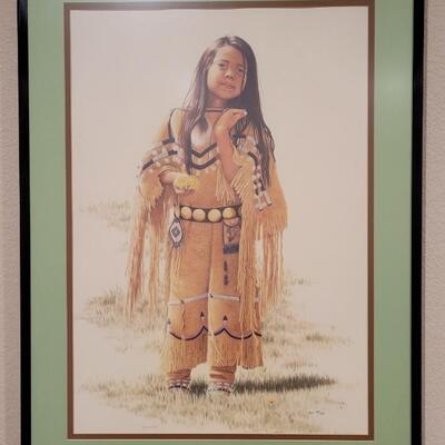 Lot 179: Native American Signed Art