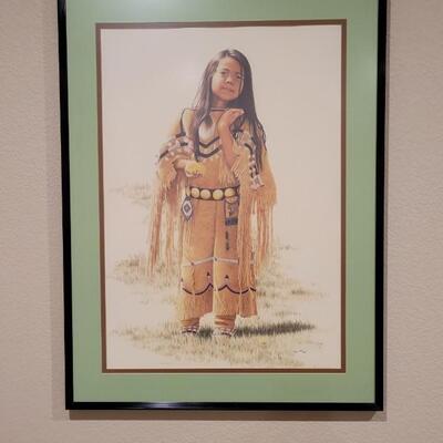 Lot 179: Native American Signed Art