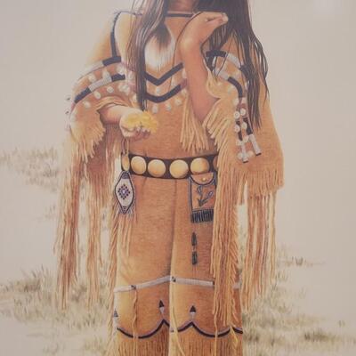 Lot 179: Native American Signed Art