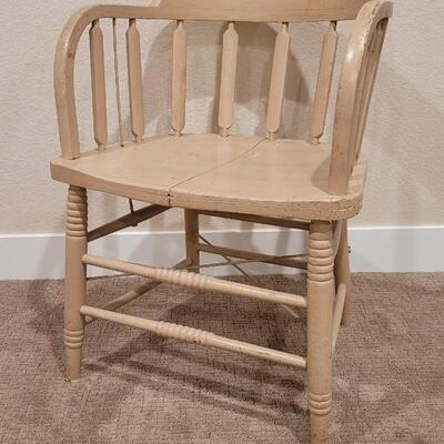 Lot 180: Vintage Painted Wood Chair
