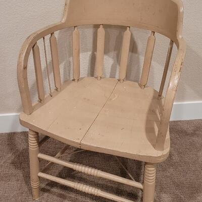 Lot 180: Vintage Painted Wood Chair