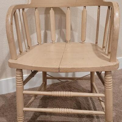 Lot 180: Vintage Painted Wood Chair