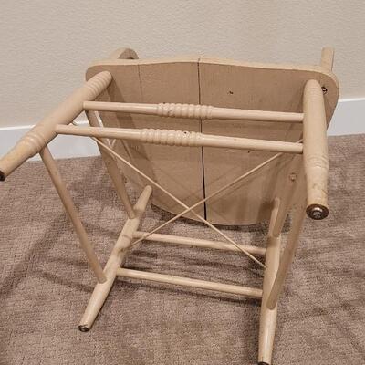 Lot 180: Vintage Painted Wood Chair