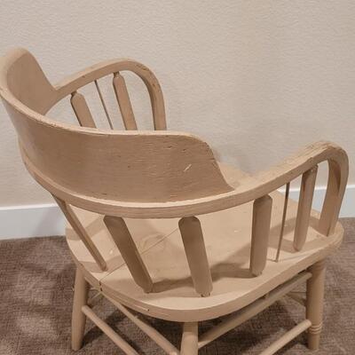 Lot 180: Vintage Painted Wood Chair
