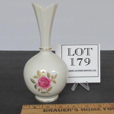 Vintage Lenox USA Bud Vase With Rose