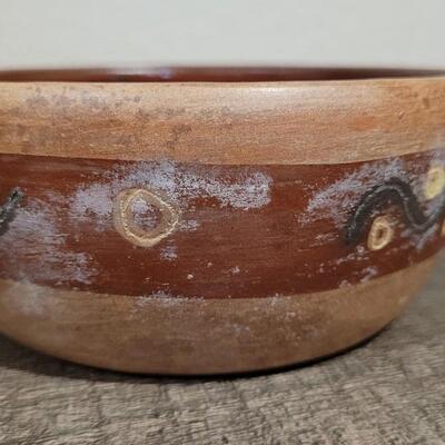 Lot 182: Bowl and Plate Set CUSCO PERU Signed 