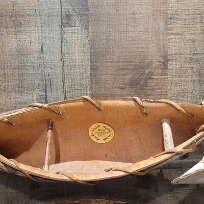 Lot 185: Home Deco Art Canoe Set by High Country Arts