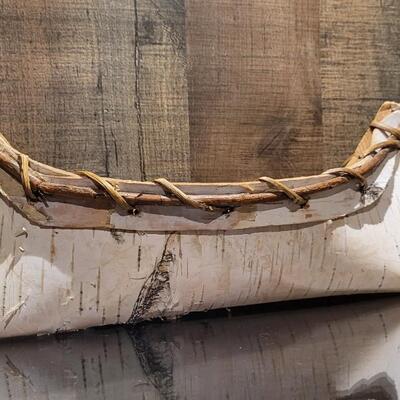 Lot 185: Home Deco Art Canoe Set by High Country Arts