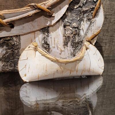Lot 185: Home Deco Art Canoe Set by High Country Arts