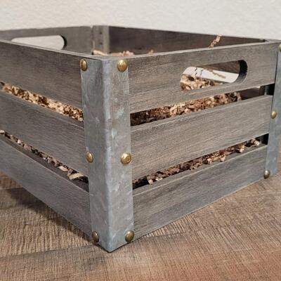 Lot 186: Rustic Style Farmhouse Display or Storage Crate