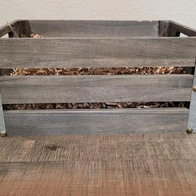 Lot 186: Rustic Style Farmhouse Display or Storage Crate