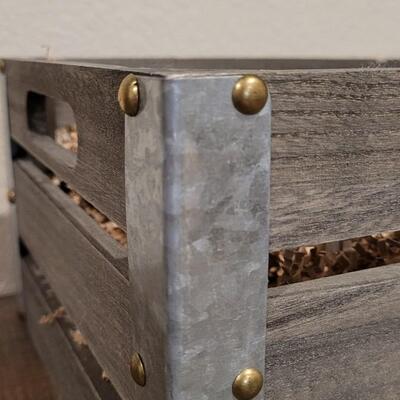 Lot 186: Rustic Style Farmhouse Display or Storage Crate