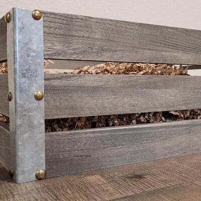 Lot 186: Rustic Style Farmhouse Display or Storage Crate
