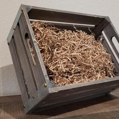 Lot 186: Rustic Style Farmhouse Display or Storage Crate
