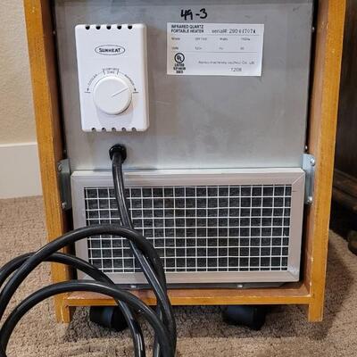 Lot 187: SUNHEAT SH-1500 Electronic Portable Heater 