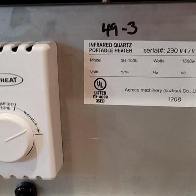 Lot 187: SUNHEAT SH-1500 Electronic Portable Heater 