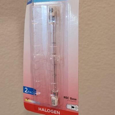Lot 188: 72" Tall Vintage HALOGEN Floor Lamp w/ Extra Bulb