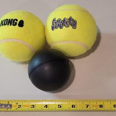 Lot 193: Dog Fun Pack - (2) KONG Balls + Motion Ball WORKS