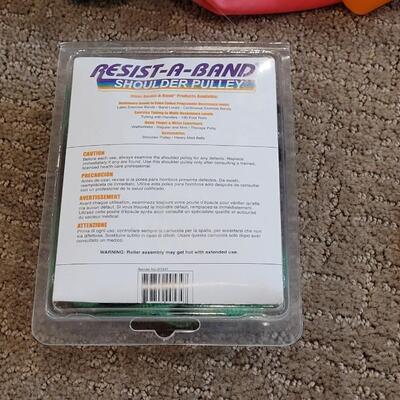 Lot 194: Exercise Equipment Bundle (Flex Resistance Straps, Barbells and More) 