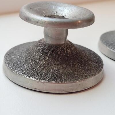 Lot 198: Vintage Pair of Candle Holders 