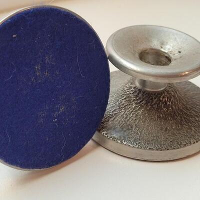 Lot 198: Vintage Pair of Candle Holders 