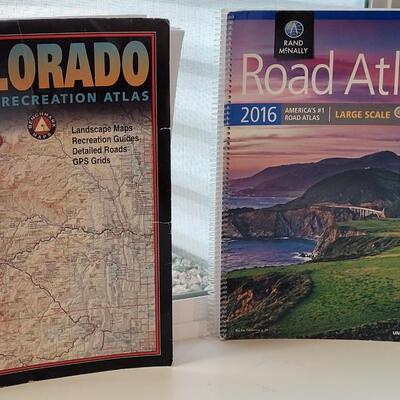 Lot 201: (2) COLORADO Travel Atlas Books 